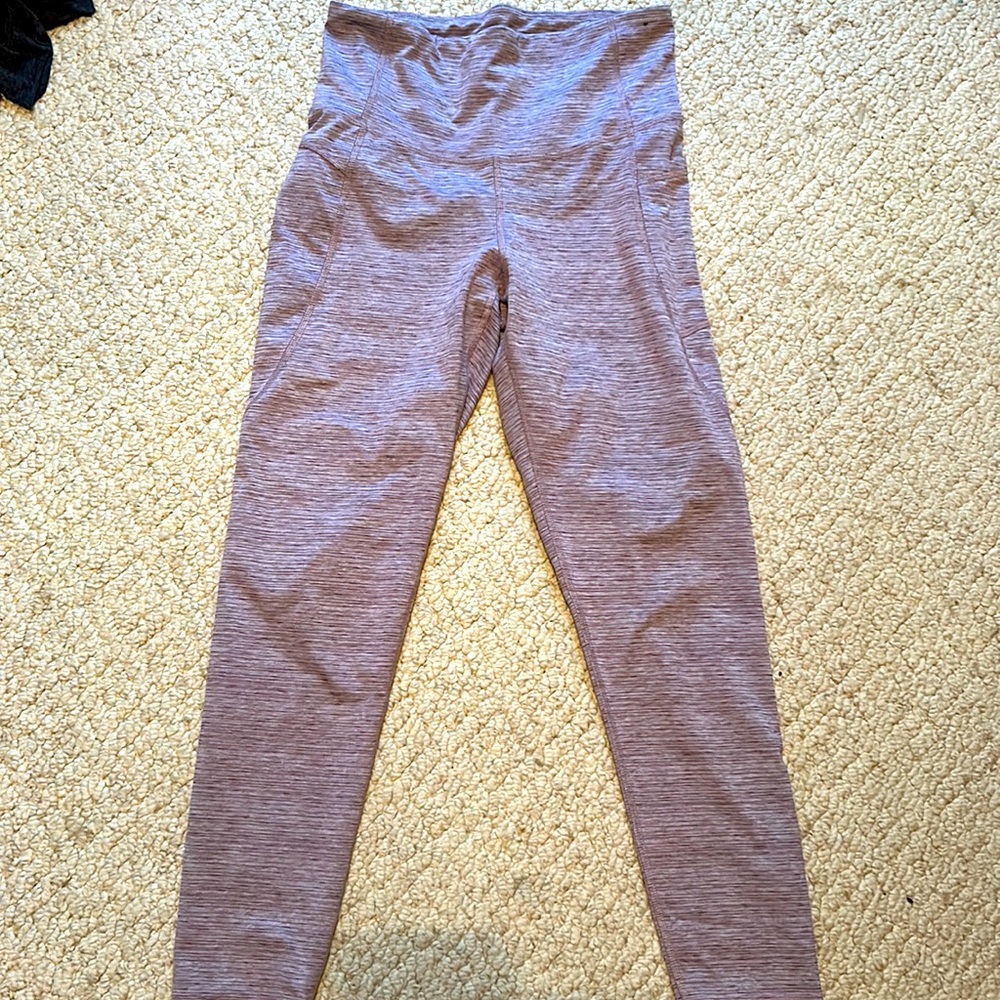 Purple leggings